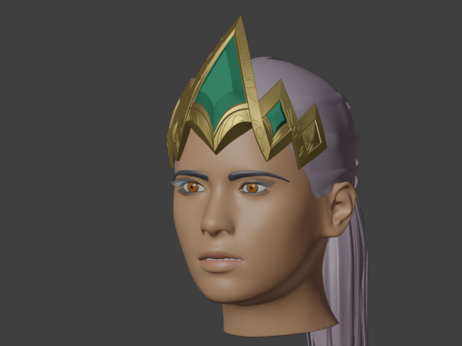 Qiyana Crown from League of Legends 3D Print 261212