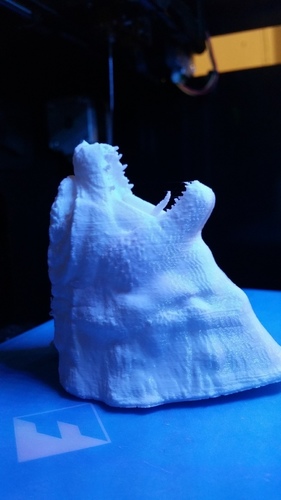Godzilla Head Wall Mount ((Updated)) 3D Print 26123