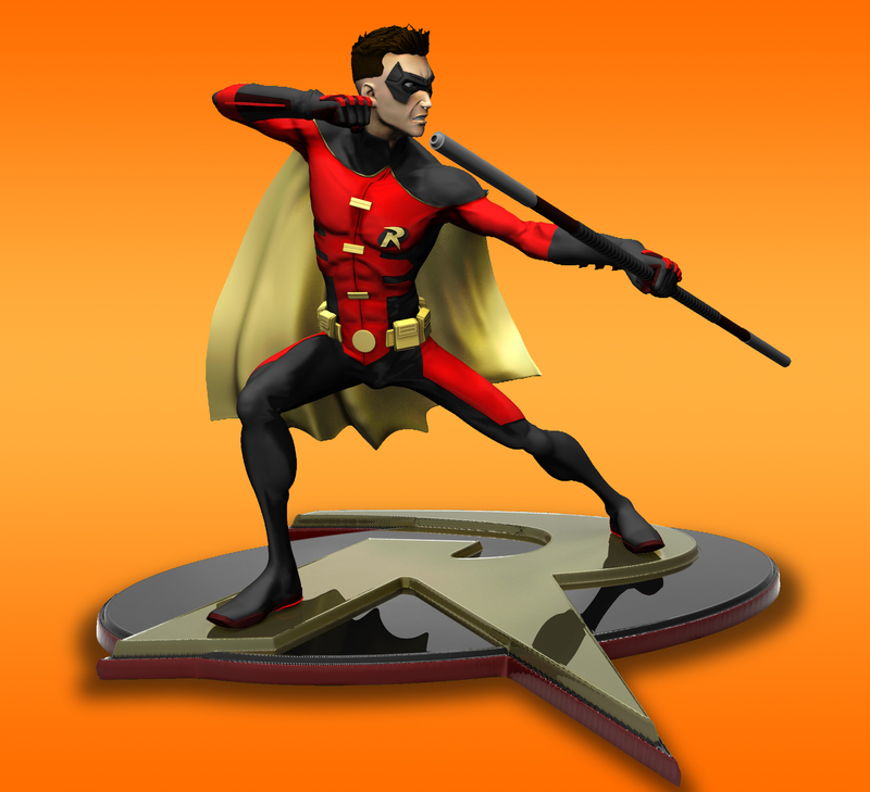 Robin Tim Drake model for 3d Print