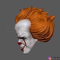 Penny Wise Mask - IT chapter Two 3D print model - Thumbnail 2