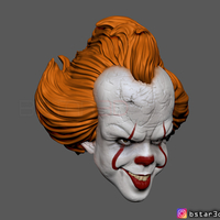 Penny Wise Mask - IT chapter Two 3D print model - Thumbnail 5