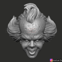 Penny Wise Mask - IT chapter Two 3D print model - Thumbnail 7