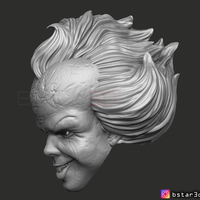 Penny Wise Mask - IT chapter Two 3D print model - Thumbnail 8
