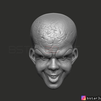 Penny Wise Mask - IT chapter Two 3D print model - Thumbnail 14