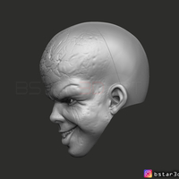 Penny Wise Mask - IT chapter Two 3D print model - Thumbnail 15