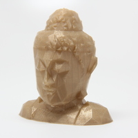 Low Poly Buddha Head - Thumbnail 2
