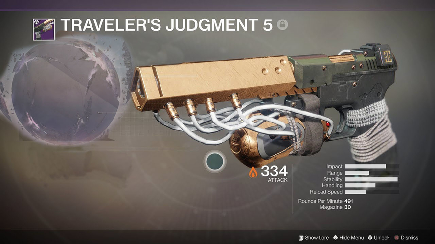 Traveler's Judgement 5 Destiny 2