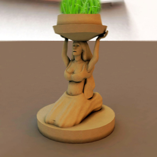 Tarase Women Planter 3D Print 26157