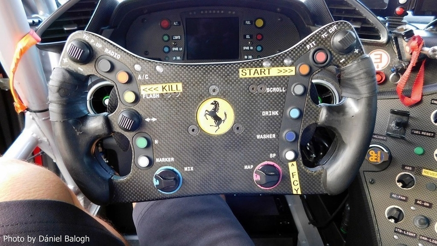 Diy Ferrari 488 Gt3 Steering Wheel