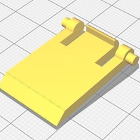 Small Keyboard stand clip 3D Printing 261604