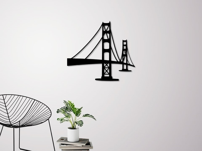 GOLDEN GATE BRIDGE WALL ART
