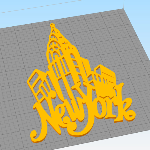 NEW YORK CITY WALL ART 3D Print 261609