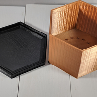 Hexagon Planter With Drainage and Dish - Thumbnail 2
