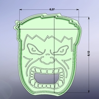 Cookie cutter Hulk-100  (Free) - Thumbnail 4