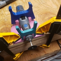 fully 3d printable micro dremel bench mount - Thumbnail 1