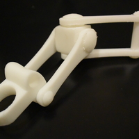 3D Printed Exoskeleton Finger - In One Piece - Thumbnail 2