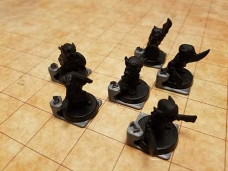 Minion Trackers - numbered bases for tabletop gaming.