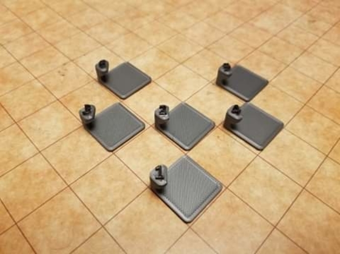 Minion Trackers - numbered bases for tabletop gaming. 3D Print 261788