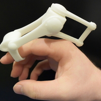 3D Printed Exoskeleton Finger - In One Piece - Thumbnail 4