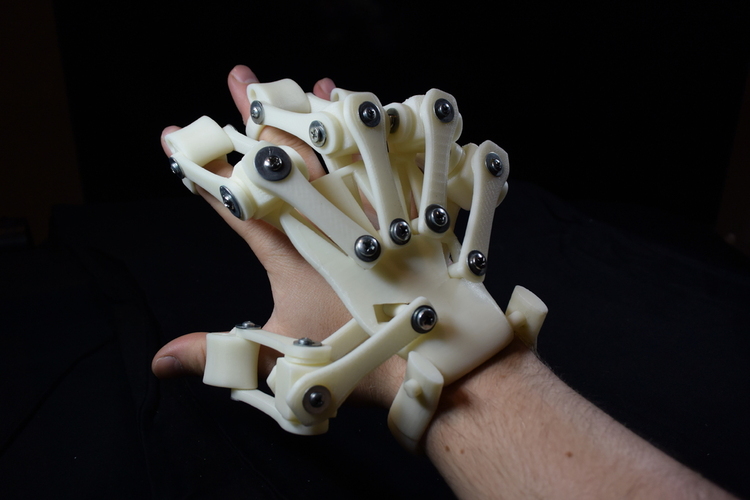 3D Printed Exoskeleton Hands