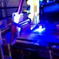 Modified prusa i3 x-carriage with Laser support - Thumbnail 3