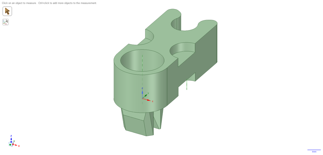 1985 Toyota MR2 hood prop holder 3D Print 261918