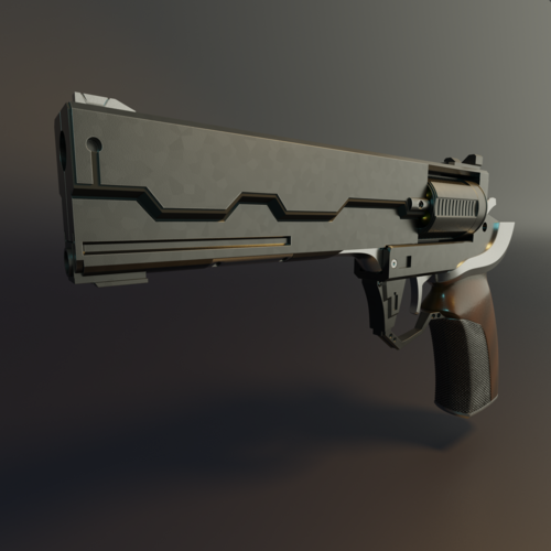 Revolver from Cyberpunk 2077