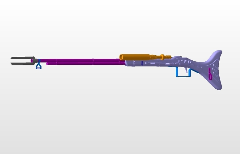 Tusken Cycler Rifle from Star Wars  3D Print 261969