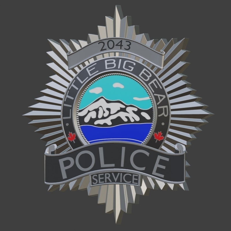 Police badge from Tin Star