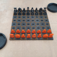 Foldable Chess Set Easy to Transport - Thumbnail 4