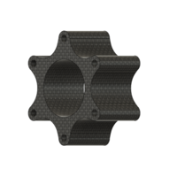 Small 70mm pcd x 40mm Steering Wheel Spacer 3D Printing 262015