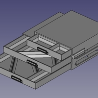 Ender 3 pro triple drawer easy mount - Thumbnail 1