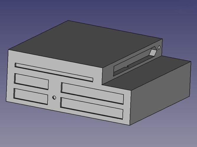 Ender 3 pro triple drawer easy mount 3D Print 262043