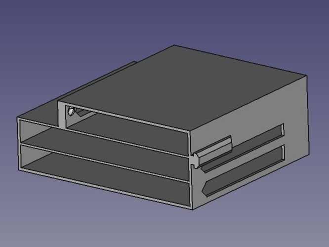 Ender 3 pro triple drawer easy mount 3D Print 262045