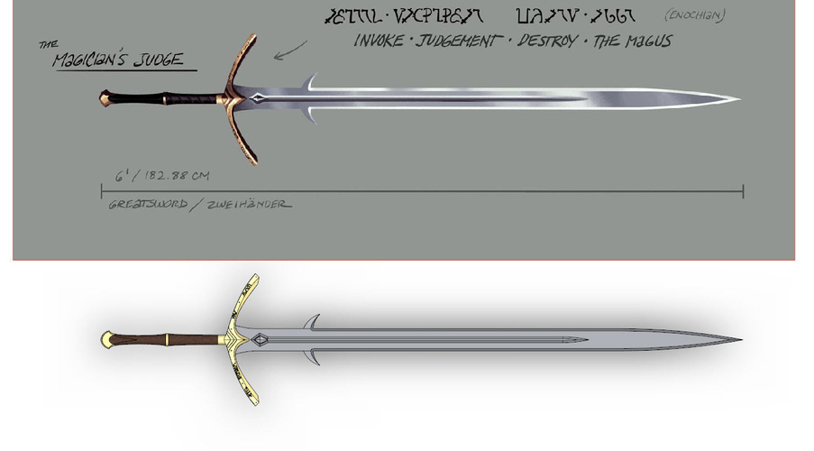 Yasha Critical role Magian's judge sword