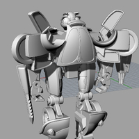Bumblebee action figure 3D print model - Thumbnail 2