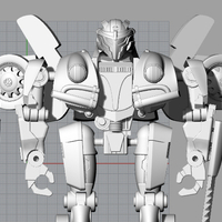 Bumblebee action figure 3D print model - Thumbnail 4