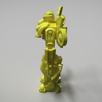 Bumblebee action figure 3D print model - Thumbnail 5