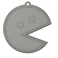Pac-Man MEME Keychain - Thumbnail 1