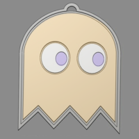 Pac-Man GHOST Keychain - Thumbnail 1