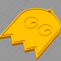 Small Pac-Man GHOST Keychain 3D Printing 262080