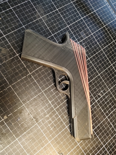  rubber gun / pistola de goma (ligas) 3D Print 262114