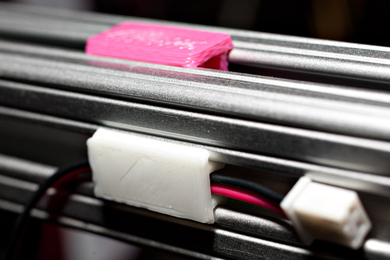 Parametric 8020 cable clip