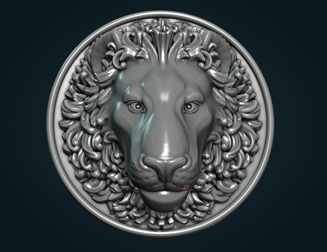 Lion Head 3D Print 262236