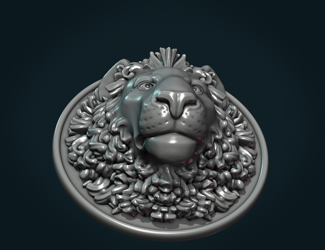 Lion Head 3D Print 262238