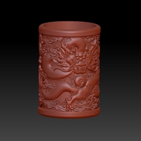 Chinese style - dragon pen holder 1 - Thumbnail 2