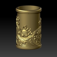 Chinese style - dragon pen holder 2 - Thumbnail 2