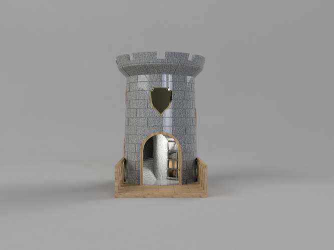 Dice tower - Roll that 20! 3D Print 262376