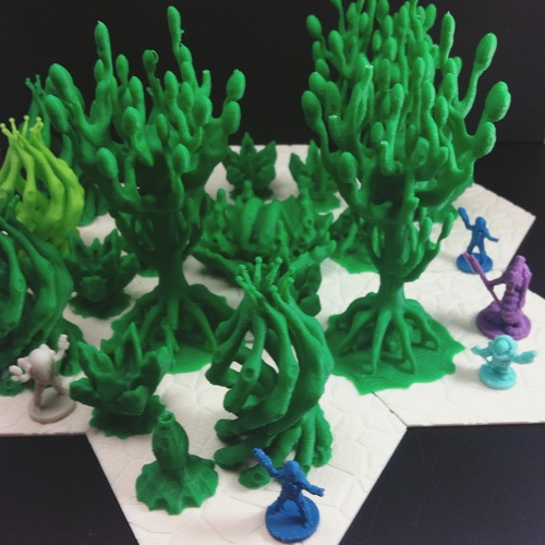 Alien Jungle 3D Print 26239