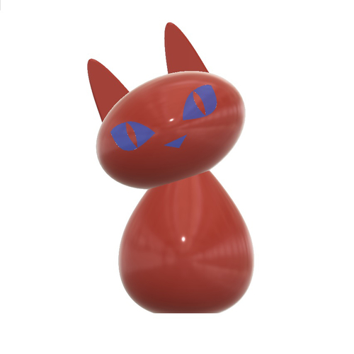 Desktop kitty container  3D Print 262391